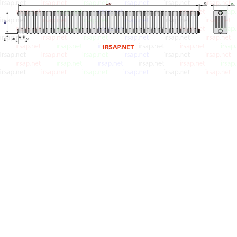 Радиатор IRSAP Tesi 50400/50 T18 CL 01